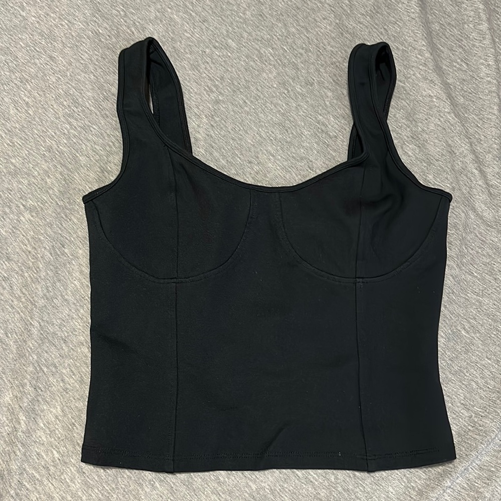 Abercrombie Soft AF black corp tank top